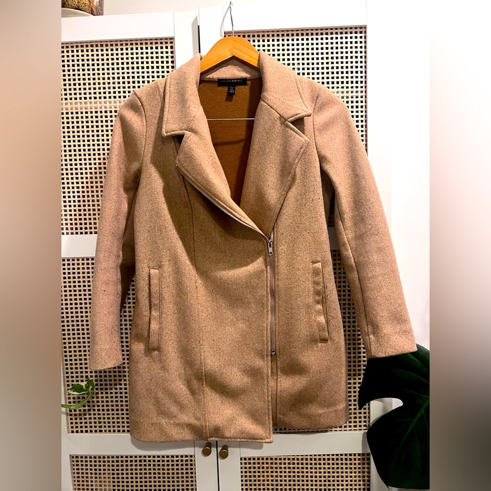 Banana Republic MOTO KNIT JACKET in Golden Chestnut XSP